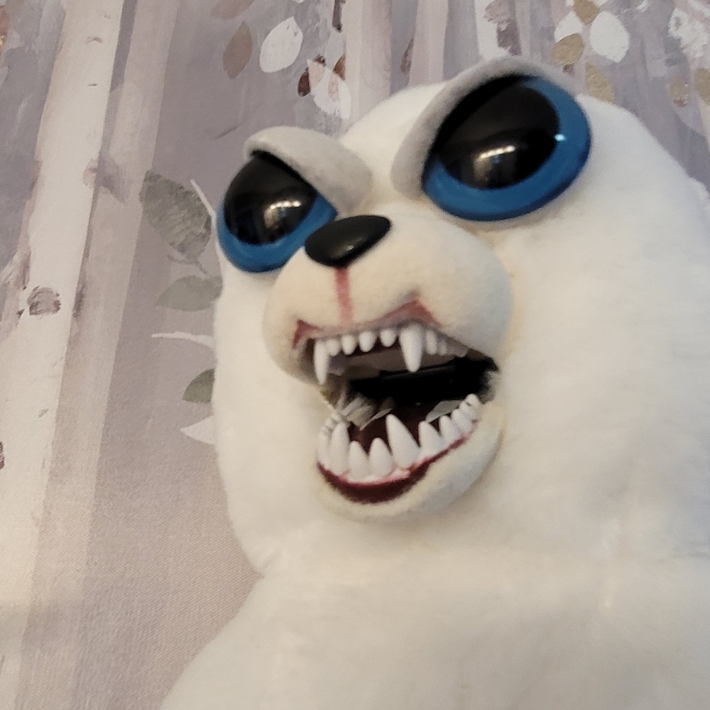 Feisty Pets Karl The Snarl The Polar Bear Plush - Picture 3 of 16